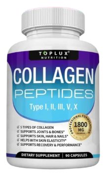 Péptidos de Colágeno Toplux 90 cápsulas